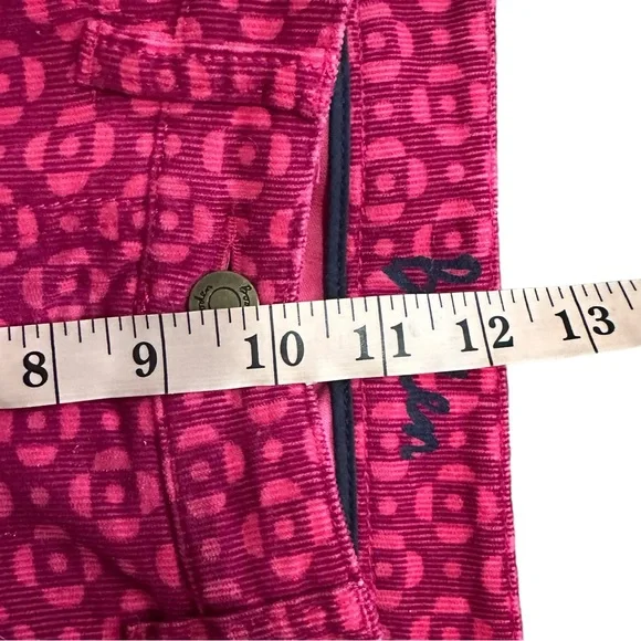Boden Skinny Corduroy Floral Pink Pants Jeans 4P - Picture 6 of 12